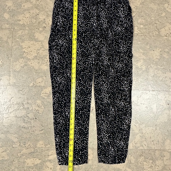 Black Silky Polka Dot Pants by Hive and Honey Size S - Picture 10 of 11